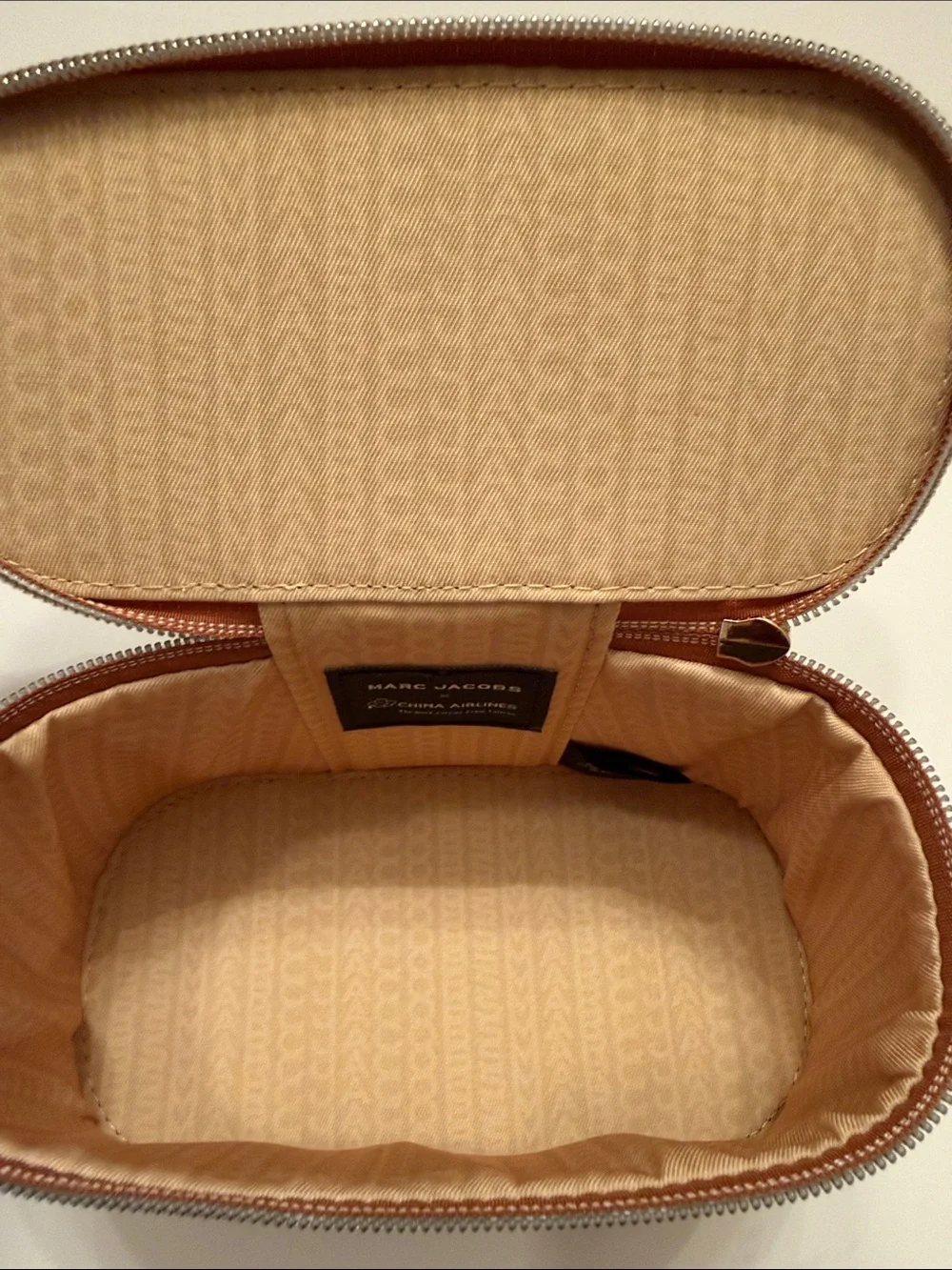 Marc Jacob’s Brown Women's Wristlet Bag, Collaboration with China Airlines, New